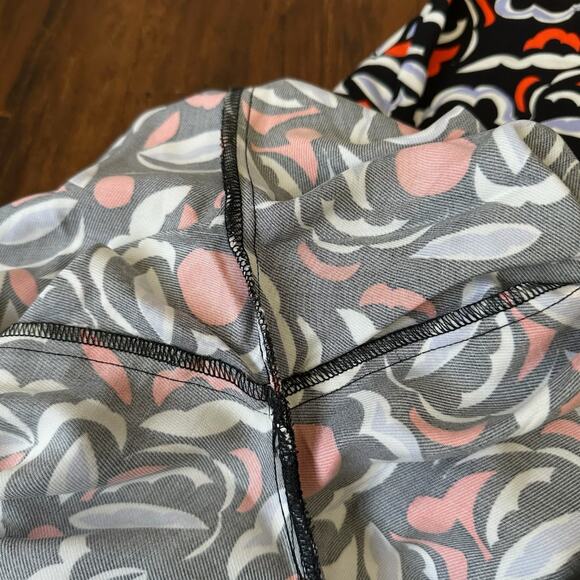 ANTHROPOLOGIE Breezy Printed Straight Pants Multi Motif Relaxed Boho - Picture 9 of 15